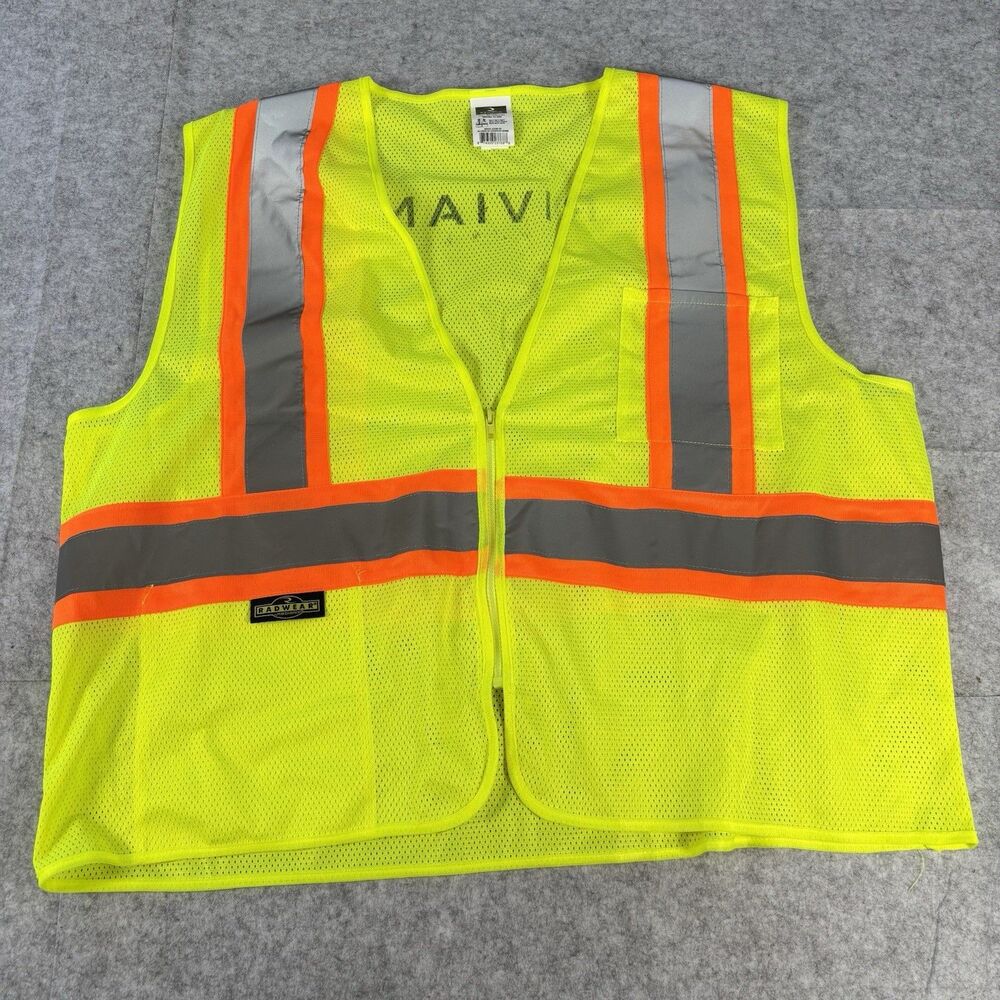 Rivian Employee Hi Vis Reflective Safety Vest RadWear 2XL XXL NWOT Halloween
